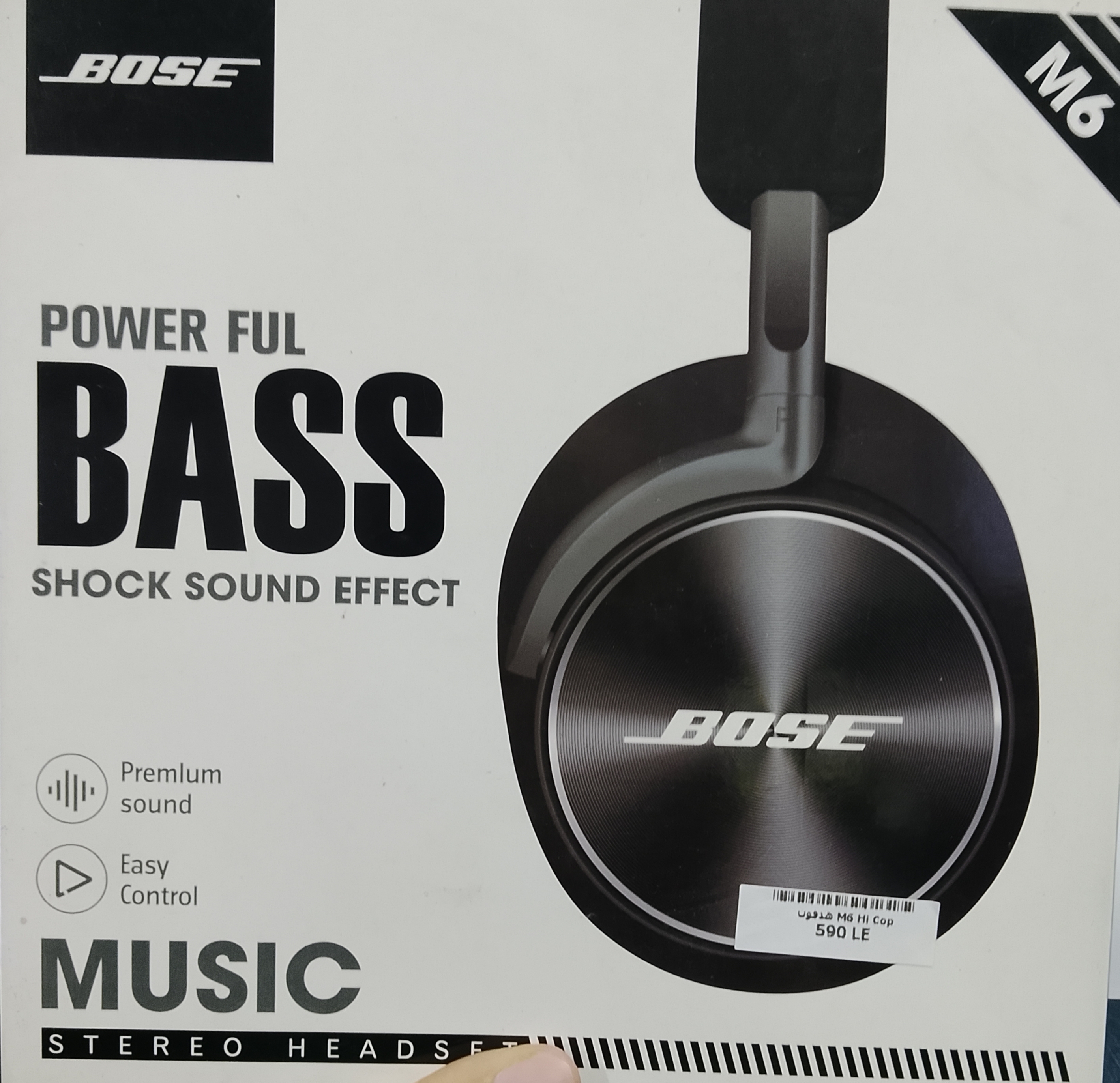 Headphone M6 powerful bass