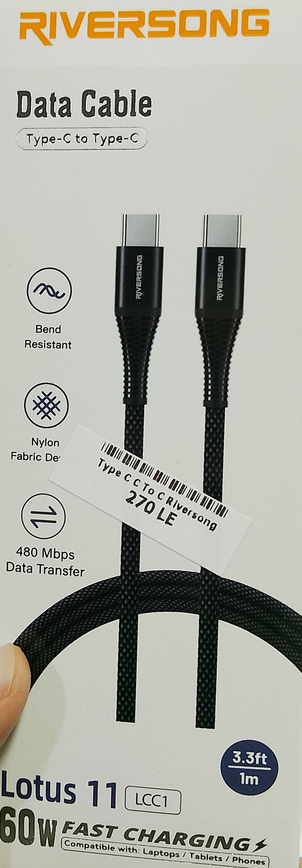 Riversong Type C to type C cable